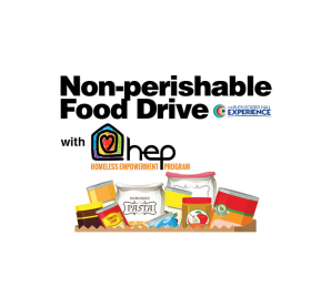 Ruth Eckerd Hall Partners With HEP To Host Non-Perishable Food Drive Beginning Tuesday, November 4 